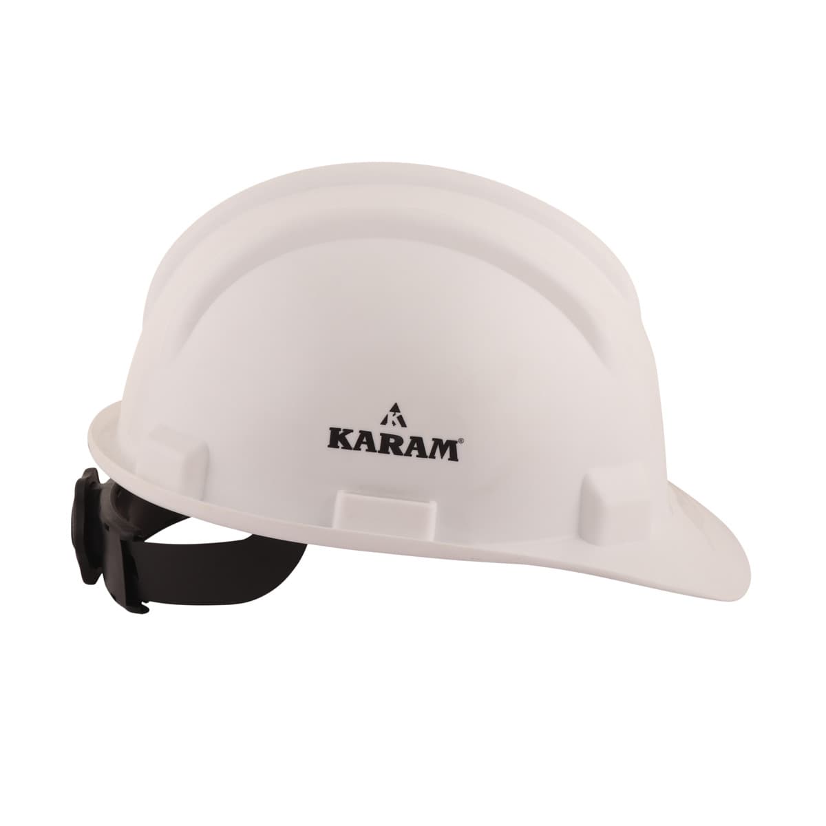 Karam ISI Marked Shelmet Ratchet Type Safety Helmet With Plastic Cradle (White), PN521