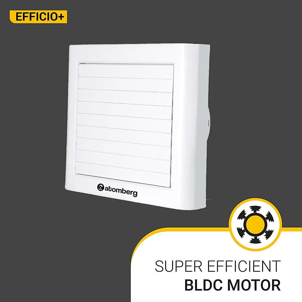 Atomberg Efficio+ 150 mm Energy Saving Exhaust Fan With BLDC Motor (White)