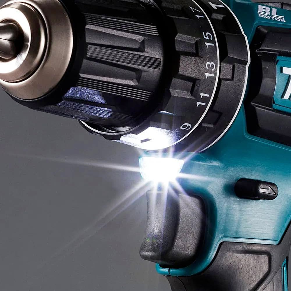 Makita 18V LXT BL 13 mm (1/2") Cordless Hammer Drill Driver (Bare Tool), DHP485Z