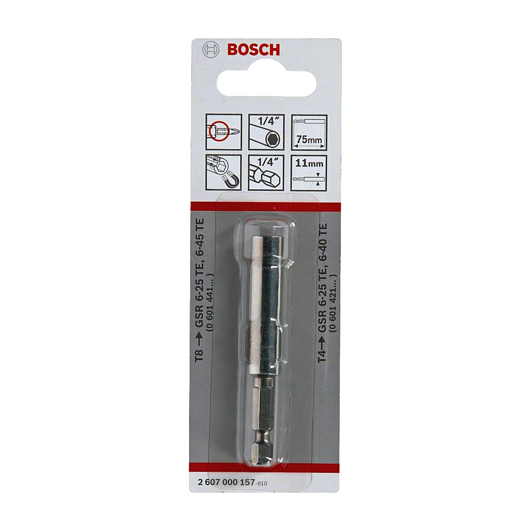 Bosch 75 mm, 1/4 Inch Universal Holder External Hexagon, 2607000157