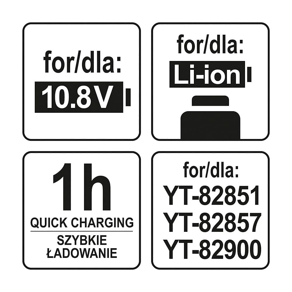 Yato 12.6V Charger, YT-82861