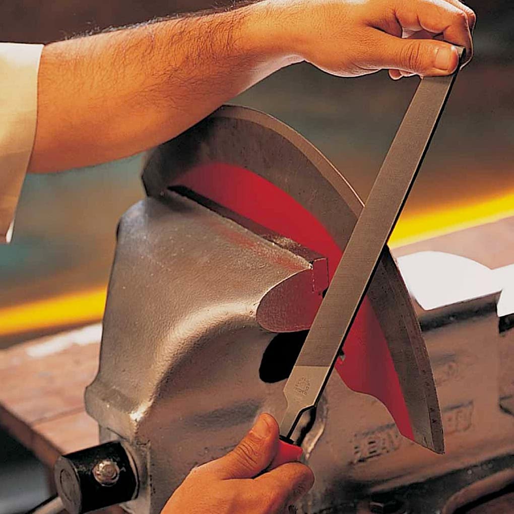 JK 100 mm / 4 inch Two Square Edge Mill File (Bastard Cut)
