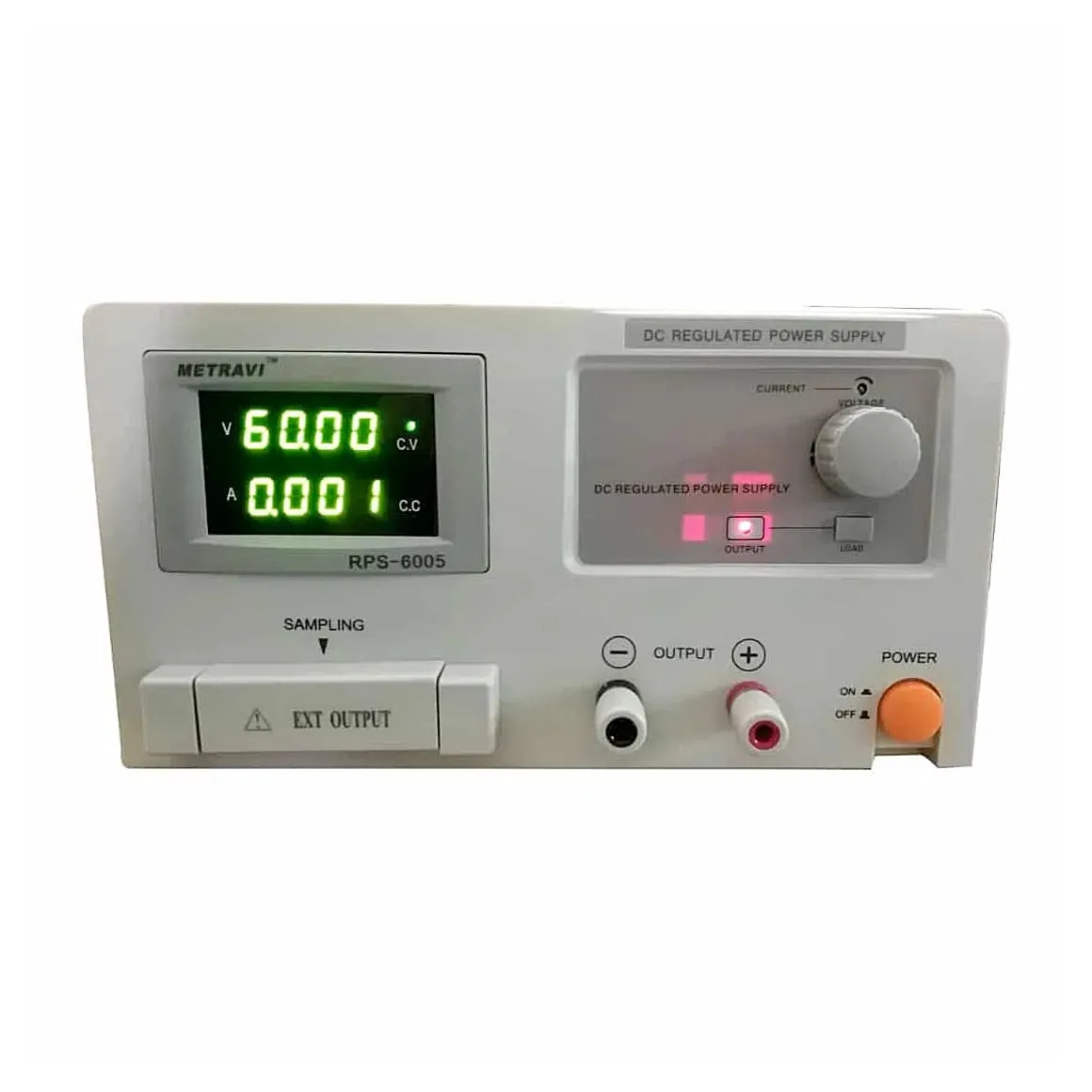 Metravi 0 - 60V / 0 - 5A DC Regulated Power Supply (Single Output), RPS-6005