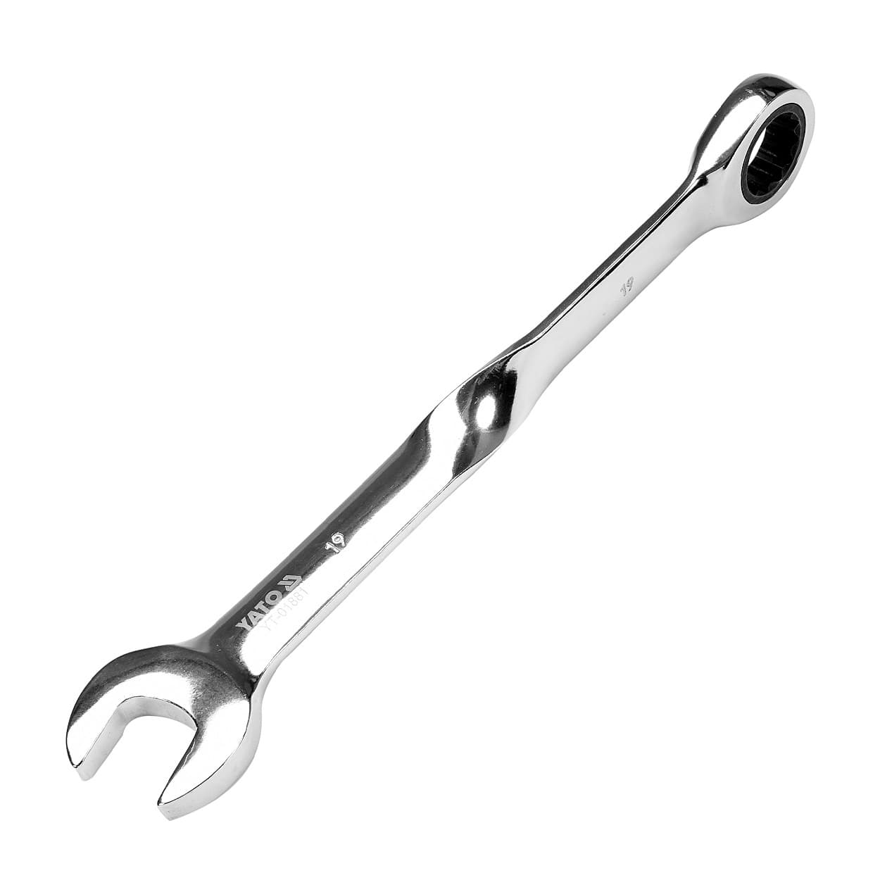 Yato 19 mm X Handle Combination Ratchet Wrench, YT-01881