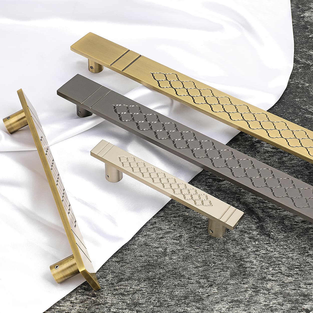 KBI Swicade Rose Gold PVD Door Handle