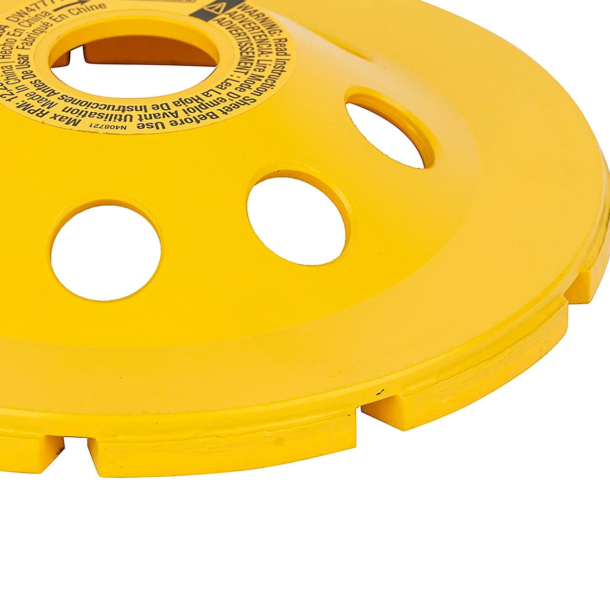 Dewalt 5 inch / 125 mm Double Row Diamond Cup Grinding Wheel For Angle Grinders, DW4777T-AE