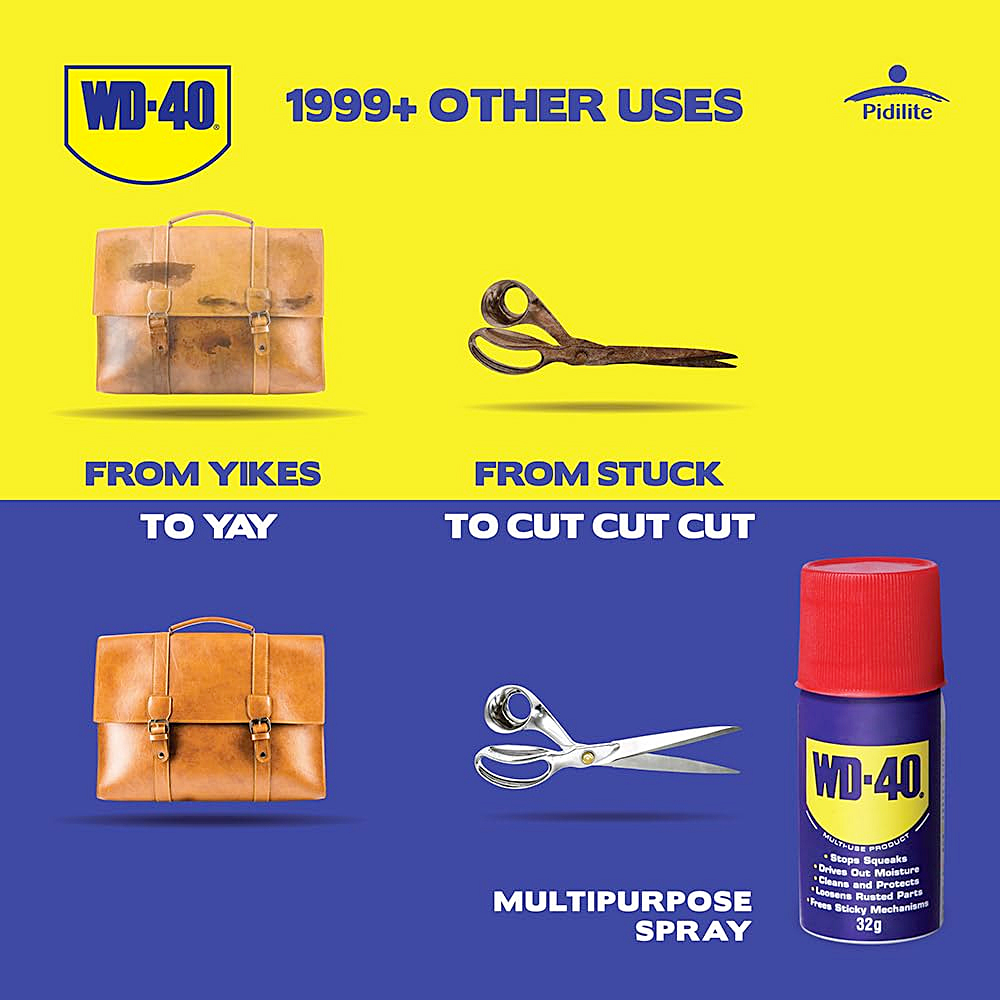 WD-40 32 Gms Multipurpose Rust Removal Spray (Pack of 24 Pcs)