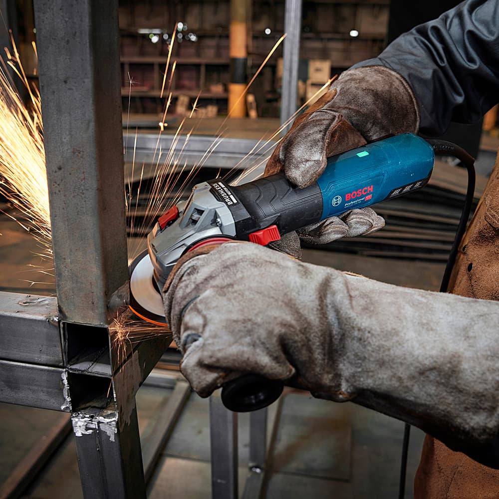 Bosch 125mm / 5 inch 2000W Professional Angle Grinder with Auxiliary Handle, GWS 20-125 SB