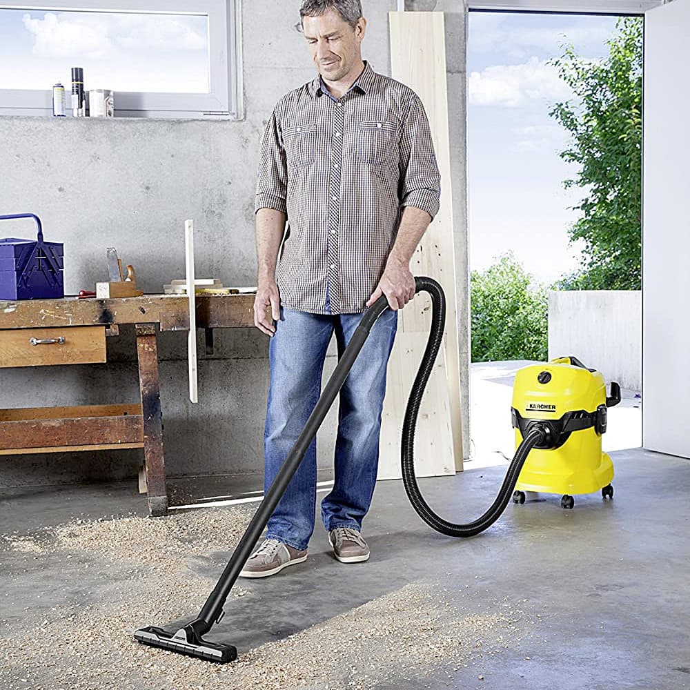 Karcher 20 Litre / 1000W WD4 Wet & Dry Multi-Purpose Vacuum Cleaner, 1.348-110.0