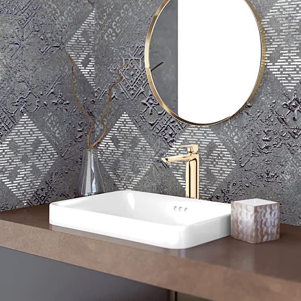 Kohler Aleo+ Single Control Tall Basin / Lavatory Faucet Without Drain In French Gold Finish, K-72337IN-4ND-AF
