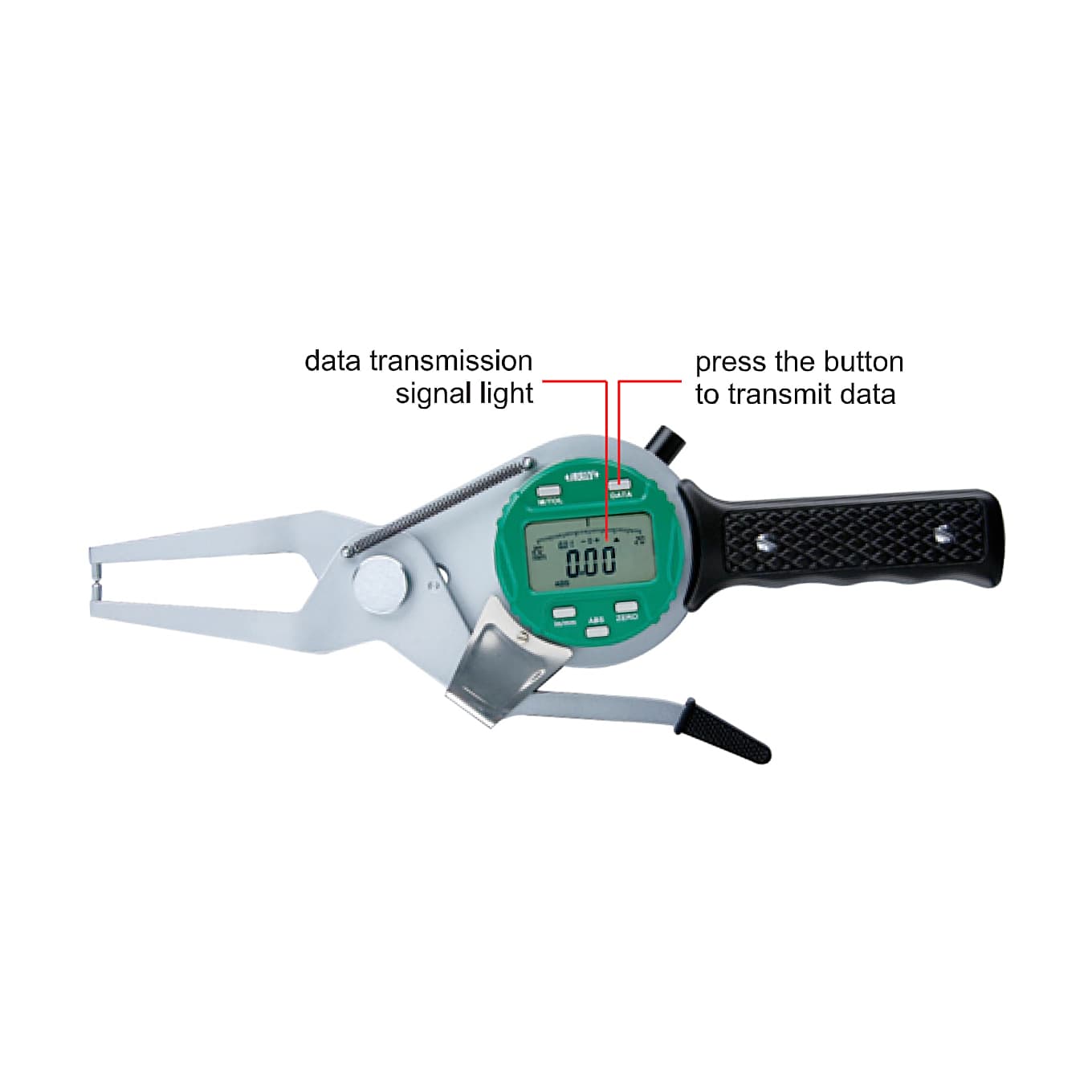 Insize 0 - 20 mm Digital External Caliper Gauge (Jaw Length 60 mm), 2132-20