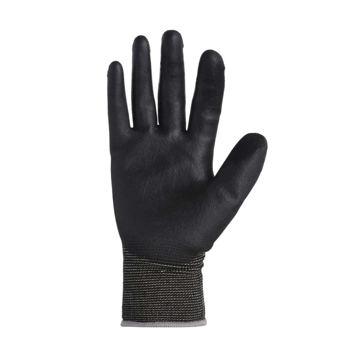 Karam Black Supported Hand Gloves (Large) (Pack Of 12 Pair), HS22