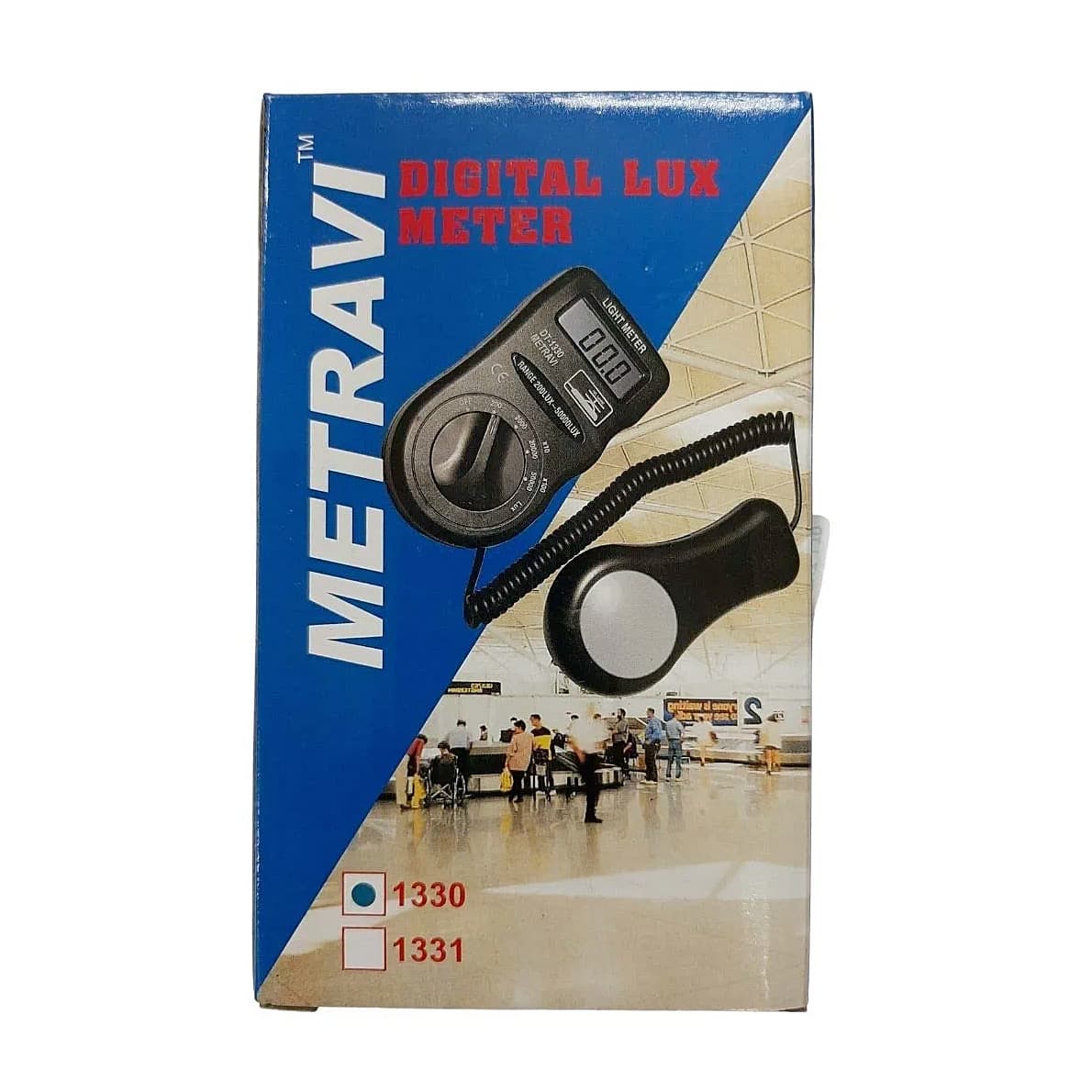 Metravi 0 - 50000 Digital Lux Meter, 1330