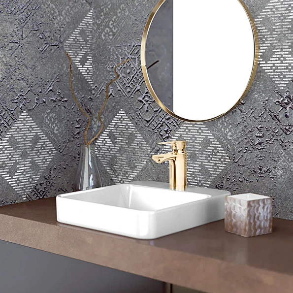 Kohler Aleo+ Single Control Basin / Lavatory Faucet Without Drain In French Gold Finish, K-72312IN-4ND-AF
