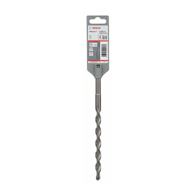 Bosch 12 x 215 mm SDS plus-7 Hammer Drill Bits, 2 608 585 051