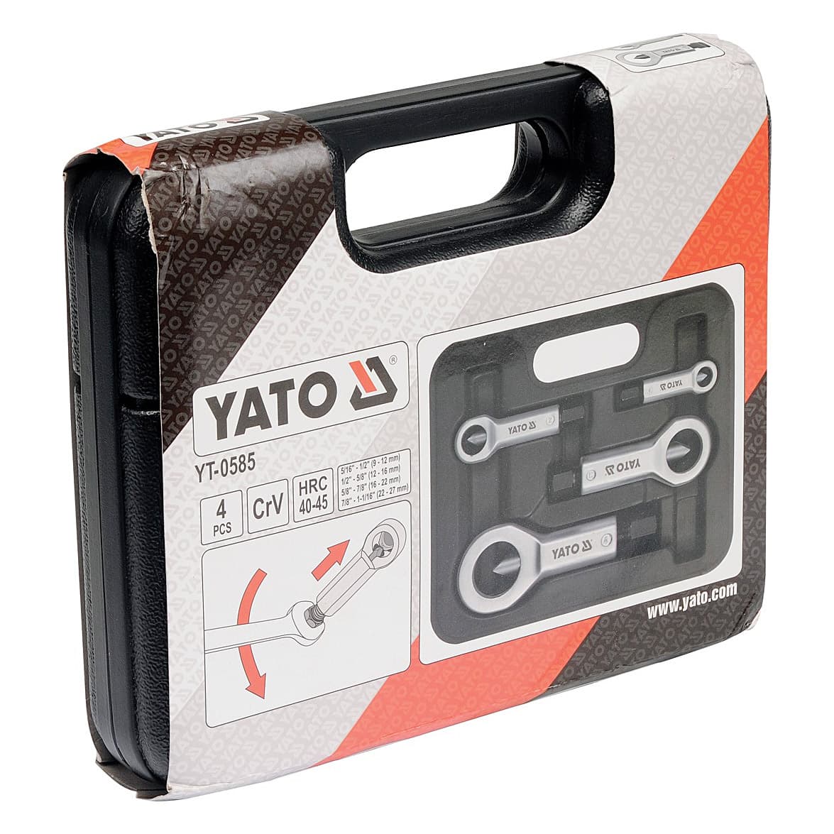 Yato 4 Pcs Heavy Duty Nut Splitter Tools Set, YT-0585