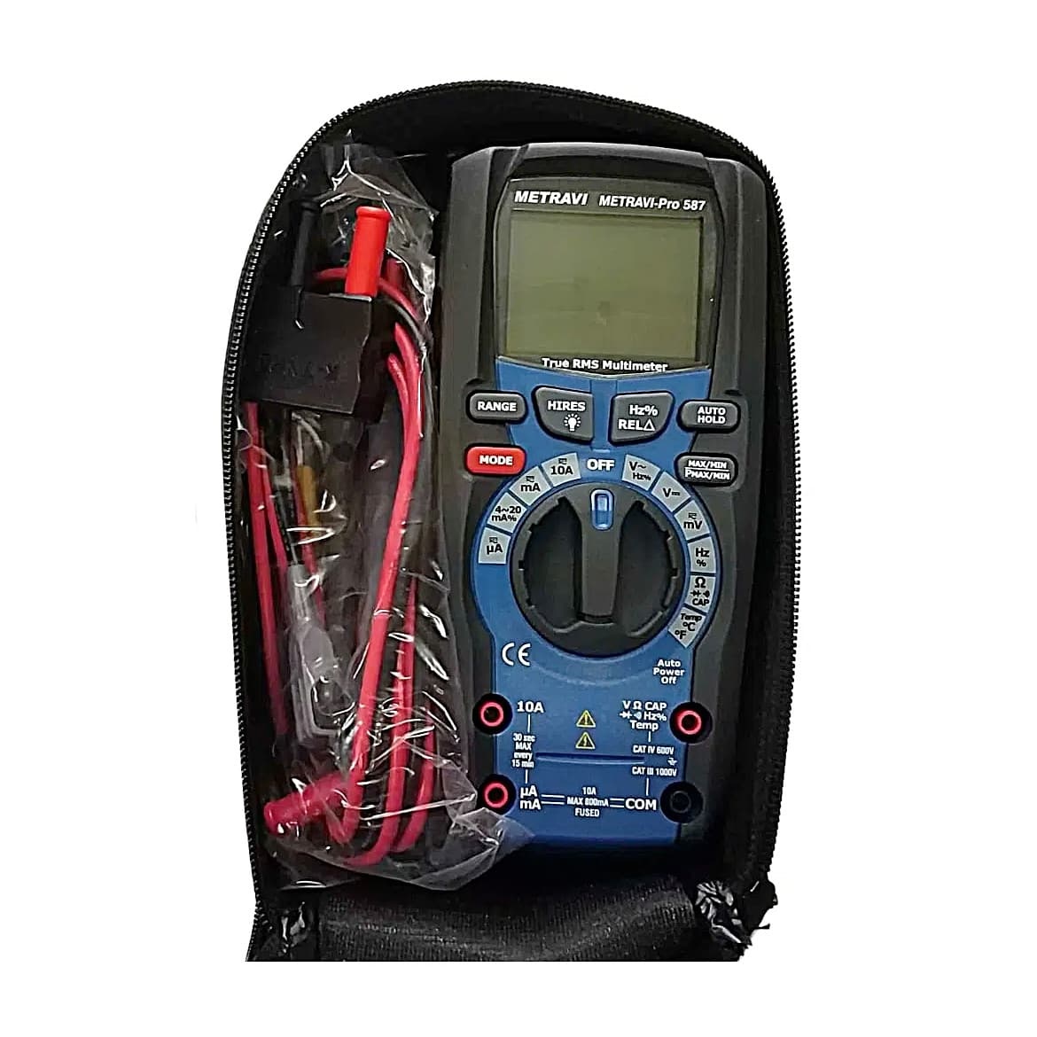 Metravi 6000 Counts / 1000 V AC / DC Digital TRMS Multimeter with VFD, PRO 587