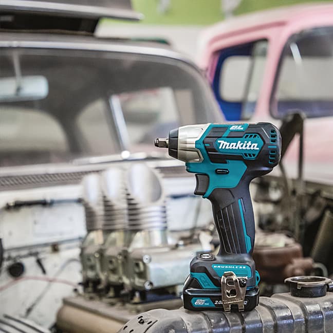 Makita 12V max CXT BL 9.5 mm (3/8") Cordless Impact Wrench (Bare Tool), TW160DZ