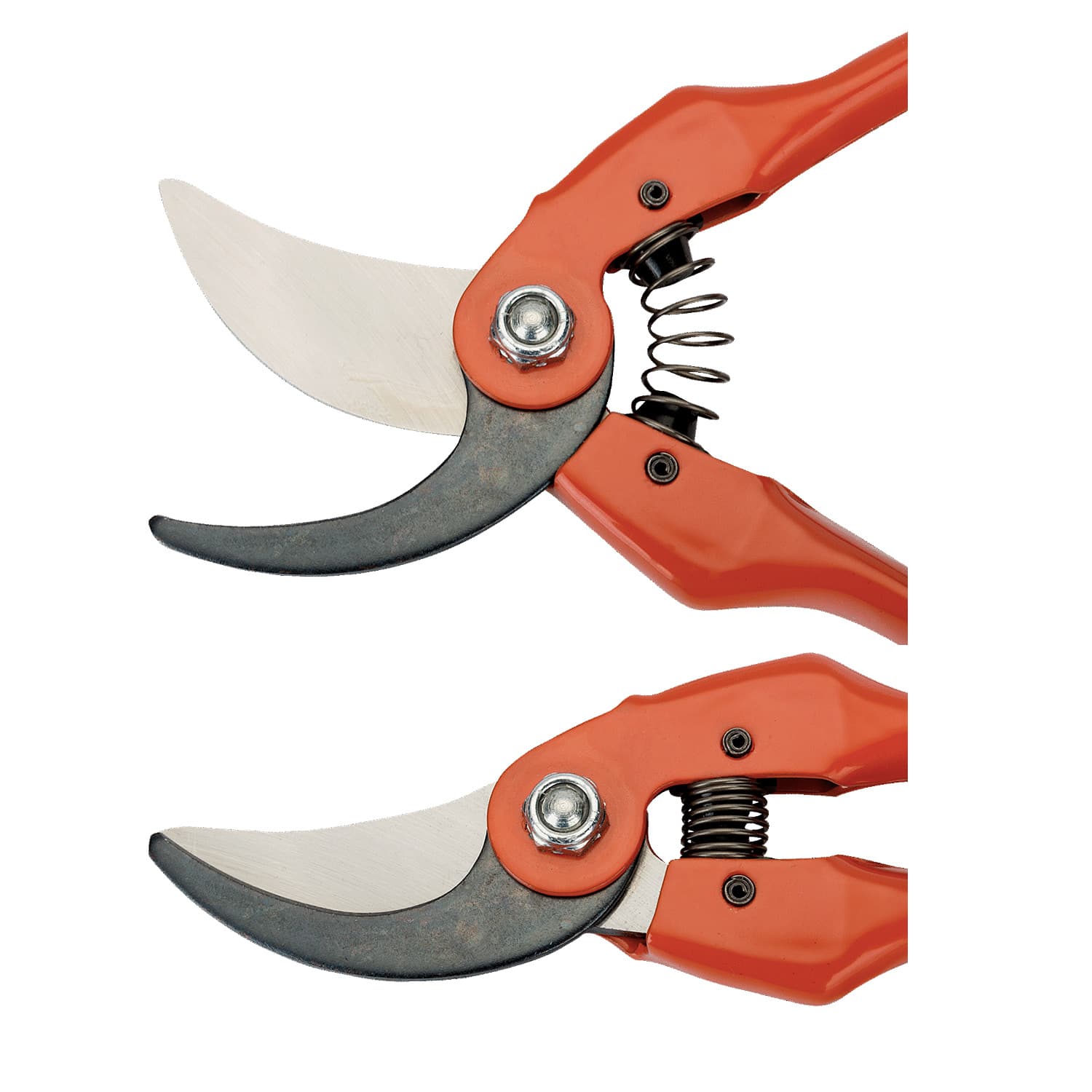 Bahco 220 mm / 8-1/2 Inch Bypass Secateurs With Stamped/Pressed Steel Handle & Straight Cutting Head, P126-22-F