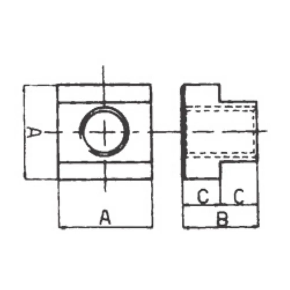 Apex 16 x M12 Steel T-Slot Nuts (Pack of 10 Pcs), 923-3A