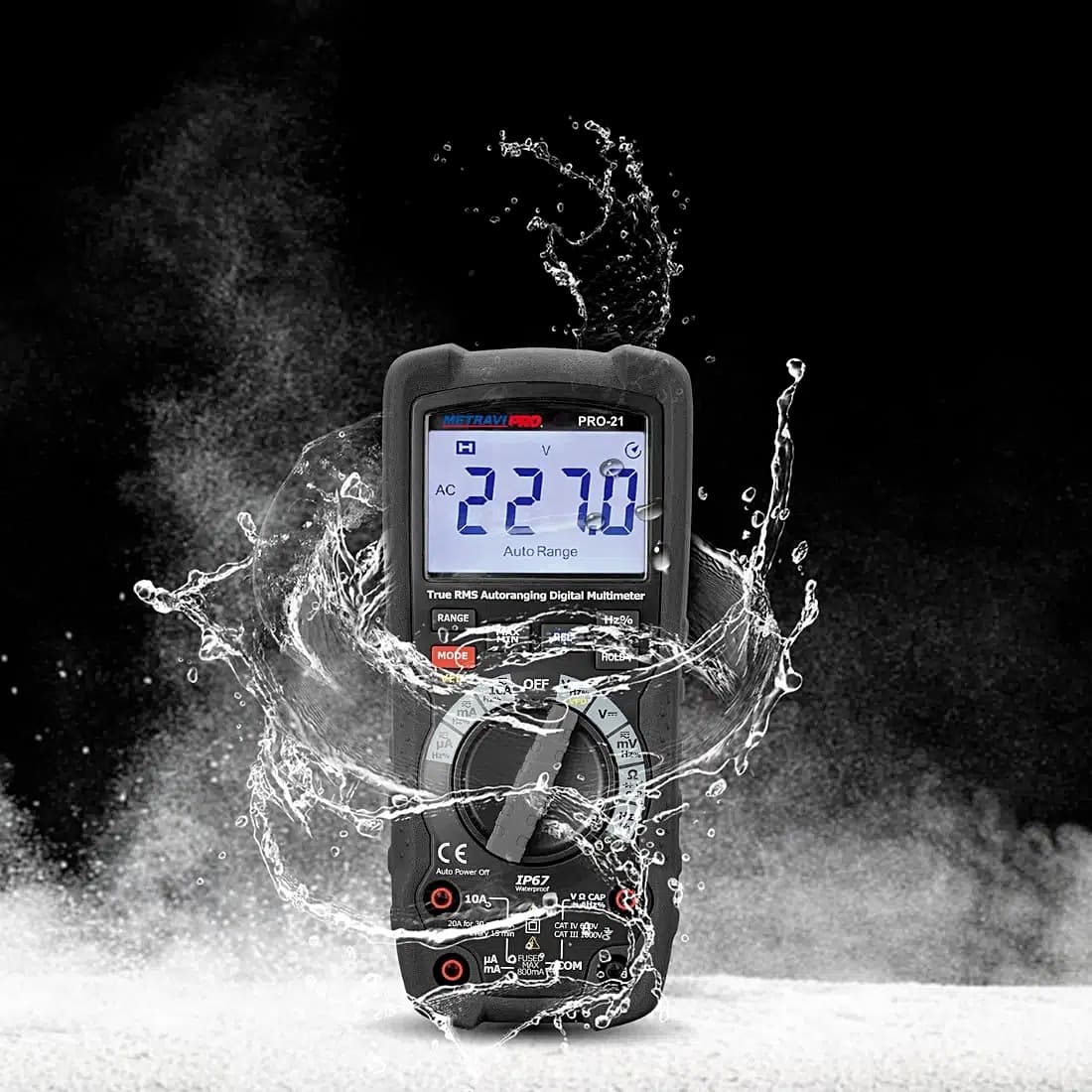 Metravi 6000 Counts / 1000 V AC / DC Digital TRMS Multimeter with VFD, PRO 21