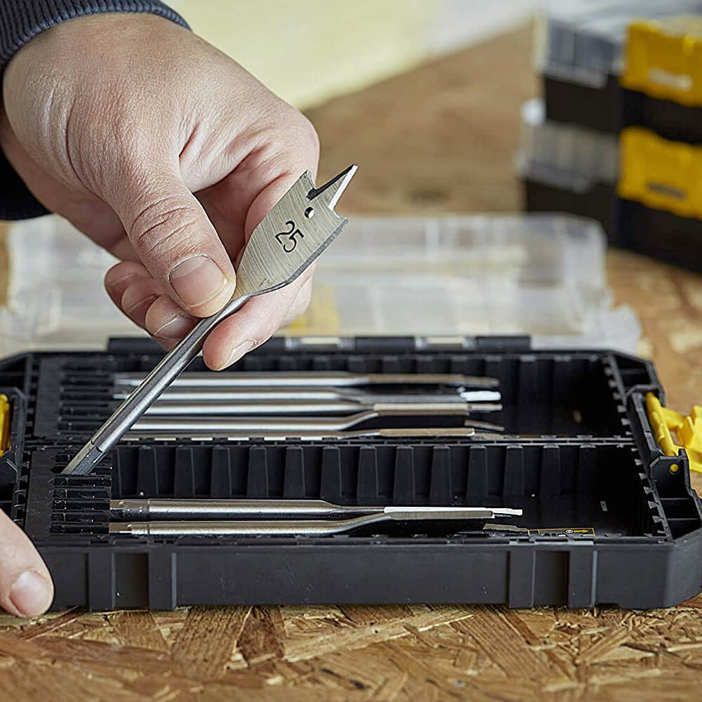 Stanley 8 Pcs Fatmax Wood Drill Bit Set, STA88556