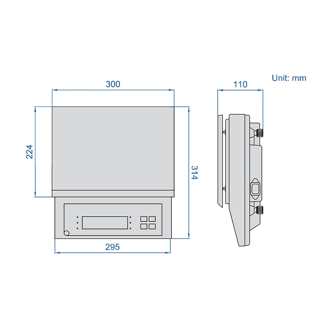 Insize 3 Kg Industrial Electronic Balance, 8308-3KA