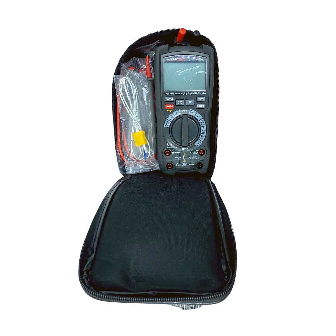Metravi 6000 Counts / 1000 V AC / DC Digital TRMS Multimeter with VFD, PRO 21