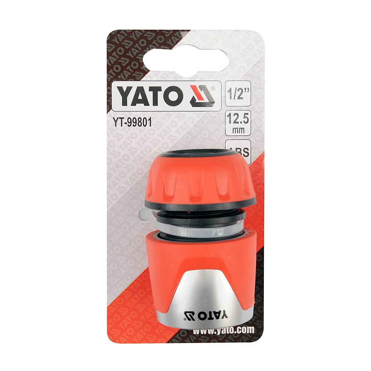 Yato 1/2 Inch Sq. Drive Hose Connector, YT-99801