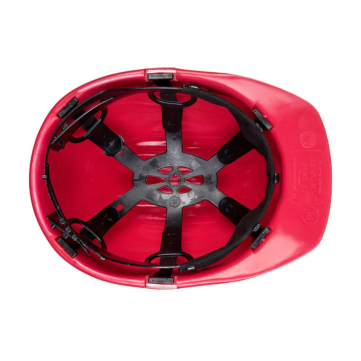 Portwest Workbase Safety Helmet (Red), PS51