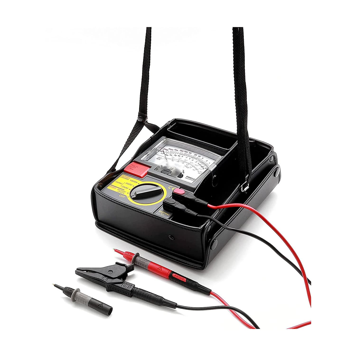 Sanwa 1000V / 2000 MOhms Range Analog Insulation Tester, PDM1529S