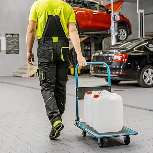 Hogert 730 x 470 mm Heavy Duty Hand Trolley, HT7G556