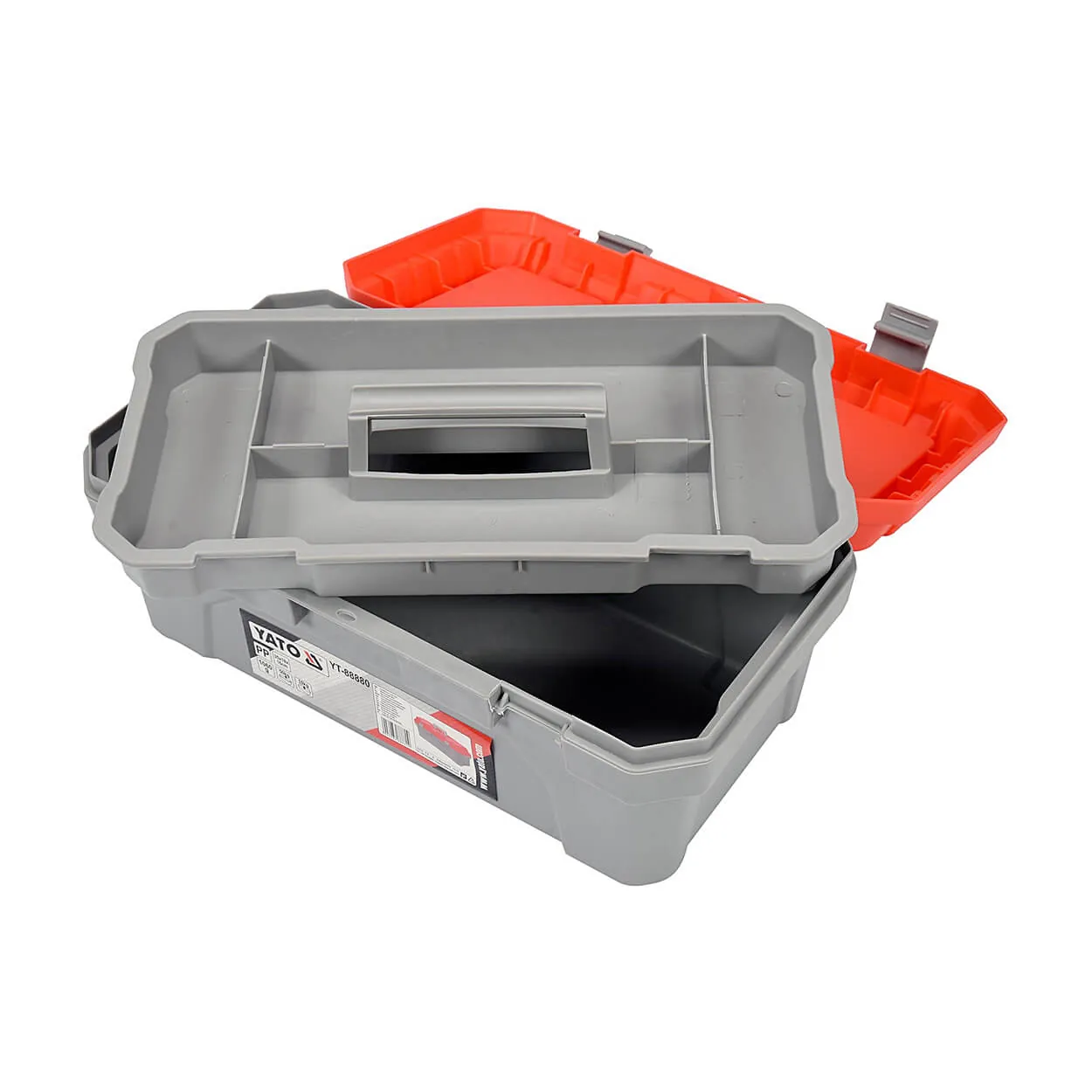 Yato Cantilever Plastic Tool Box (Small), YT-88880