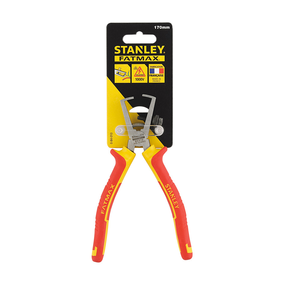 Stanley 7 inch / 170 mm VDE Wire Stripper Pliers, 84-010