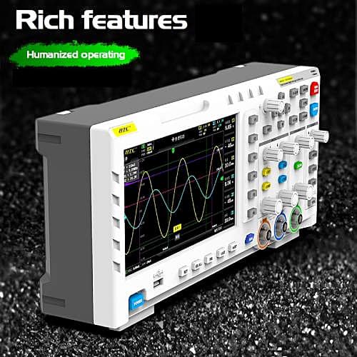 HTC 100 MHz / 1GS/s Dual Channel Digital Oscilloscope & Function Generator, DSO-10100S