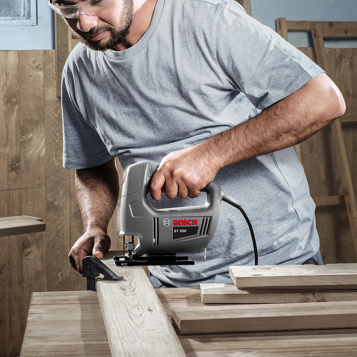 Bosch 18 mm 450W Standard Line Jigsaw, ST 650