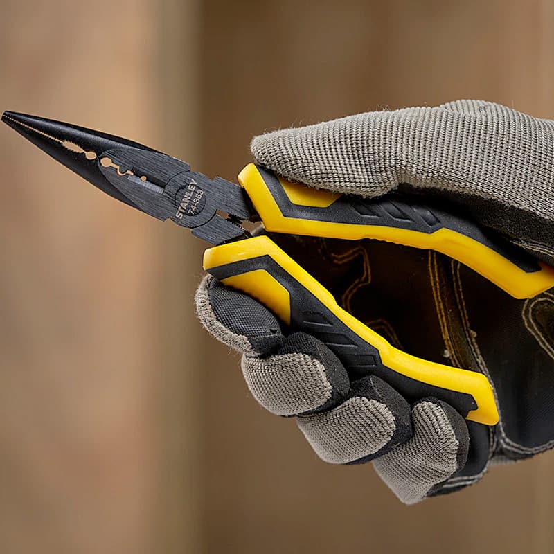 Stanley 6 inch / 150 mm Dynagrip Long Nose Pliers, STHT0-74363