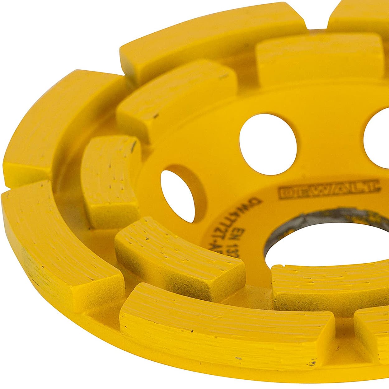 Dewalt 4 inch / 100 mm Double Row Diamond Cup Grinding Wheel For Angle Grinders, DW4772T-AE