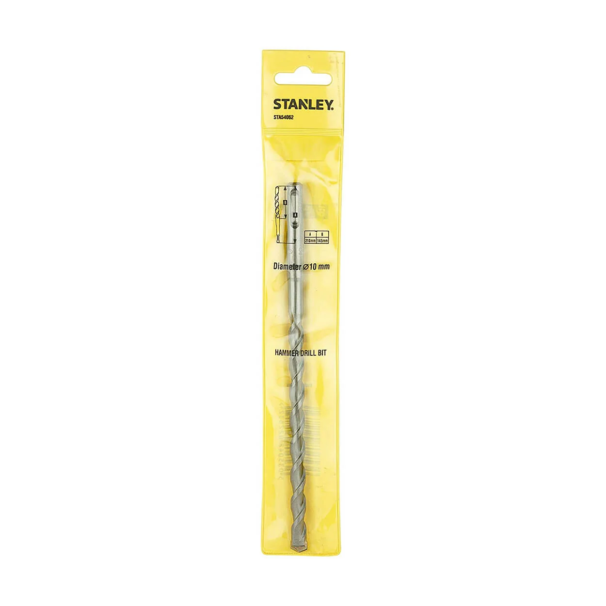 Stanley 10 x 210 mm SDS Plus Hammer Drill Bit, STA54062-IN