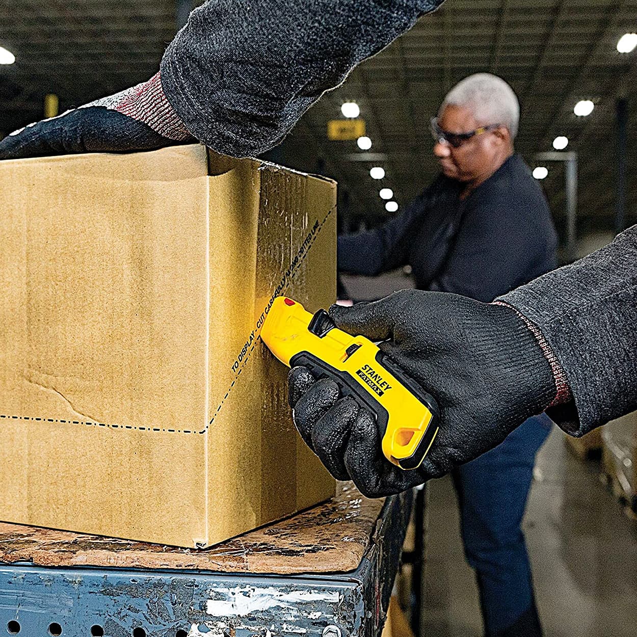 Stanley 175 mm FatMax Auto-Retract Tri-Slide Safety Knife, FMHT10365-0