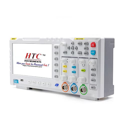 HTC 100 MHz / 1GS/s Dual Channel Digital Oscilloscope & Function Generator, DSO-10100S
