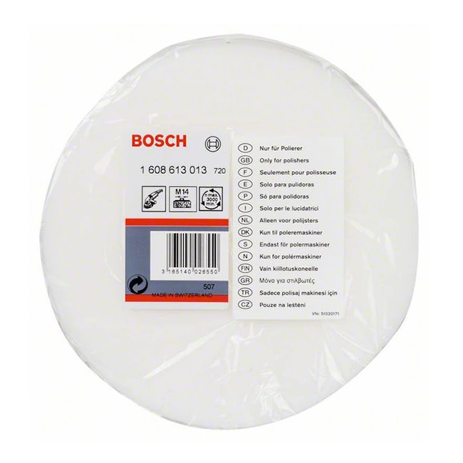 Bosch 160 mm Polishing Sponge for Polisher, 1 608 613 013