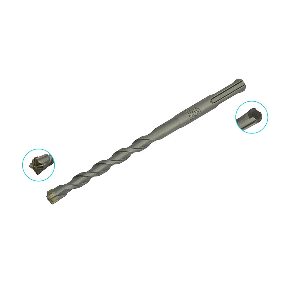 Taparia 10 x 260 mm Heavy Duty SDS Hammer Drill (Pack of 5 Pcs), HHDC 10260