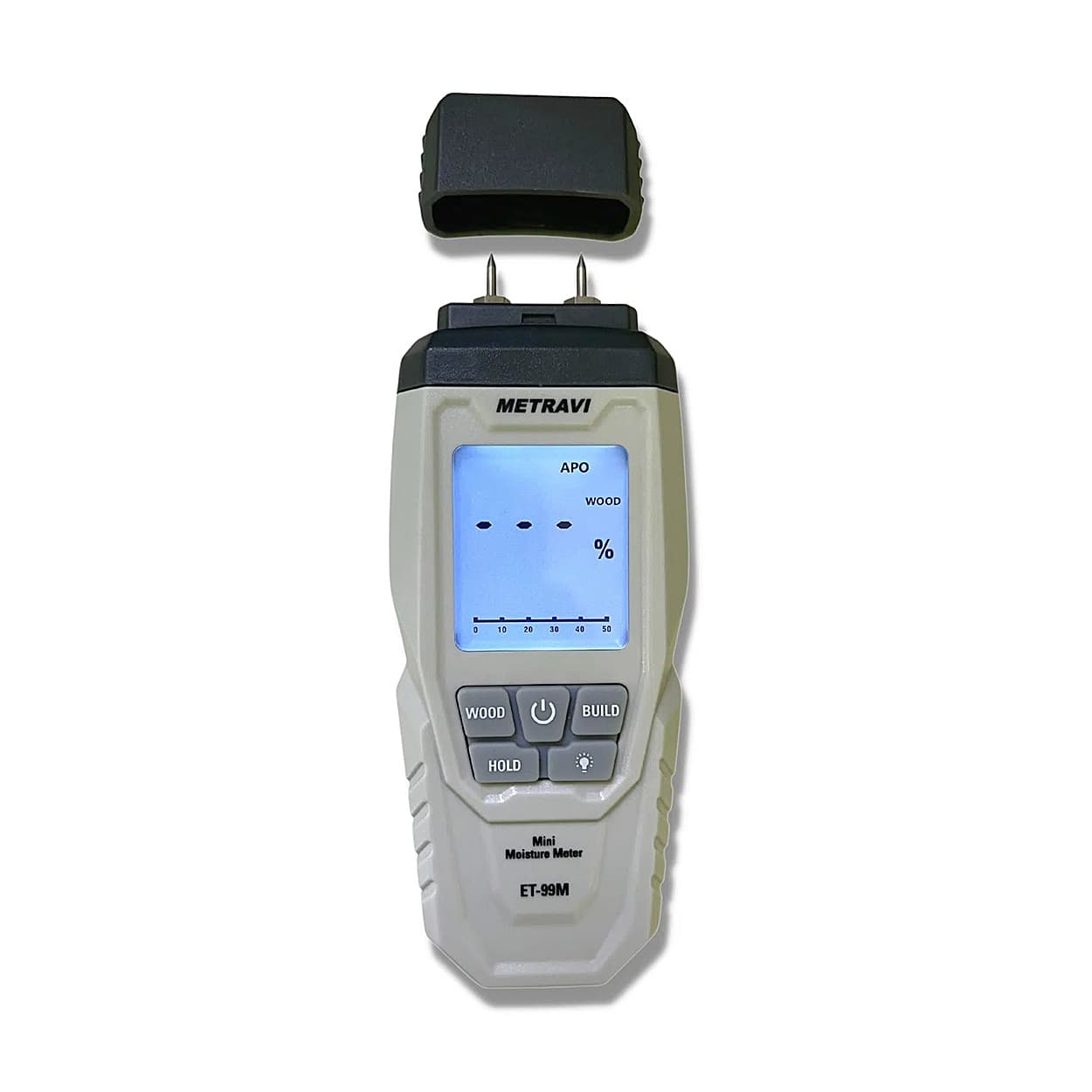 Metravi 6% - 99% Pin-Type Digital Moisture Meter (Mini Environment Meter), ET-99M