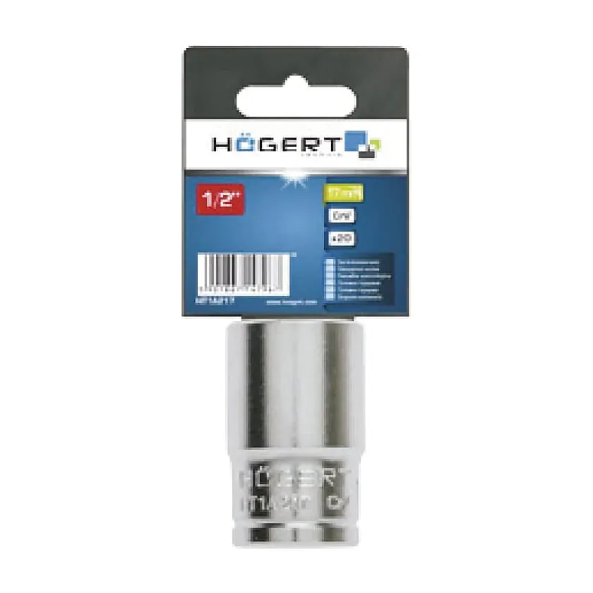 Hogert 9 mm, 1/2 Inch Sq. Drive Hexagon Socket, HT1A209