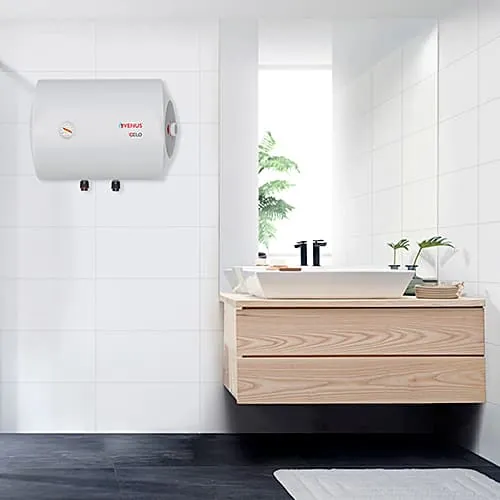 Venus Celo 10 Ltr / 2 kW Horizontal Storage Water Heater (Geyser), 10CH