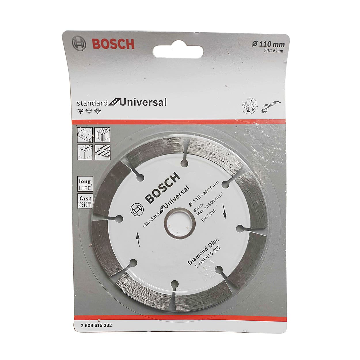 Bosch 110 mm Diamond Tile Cutting Disc, 2 608 615 232