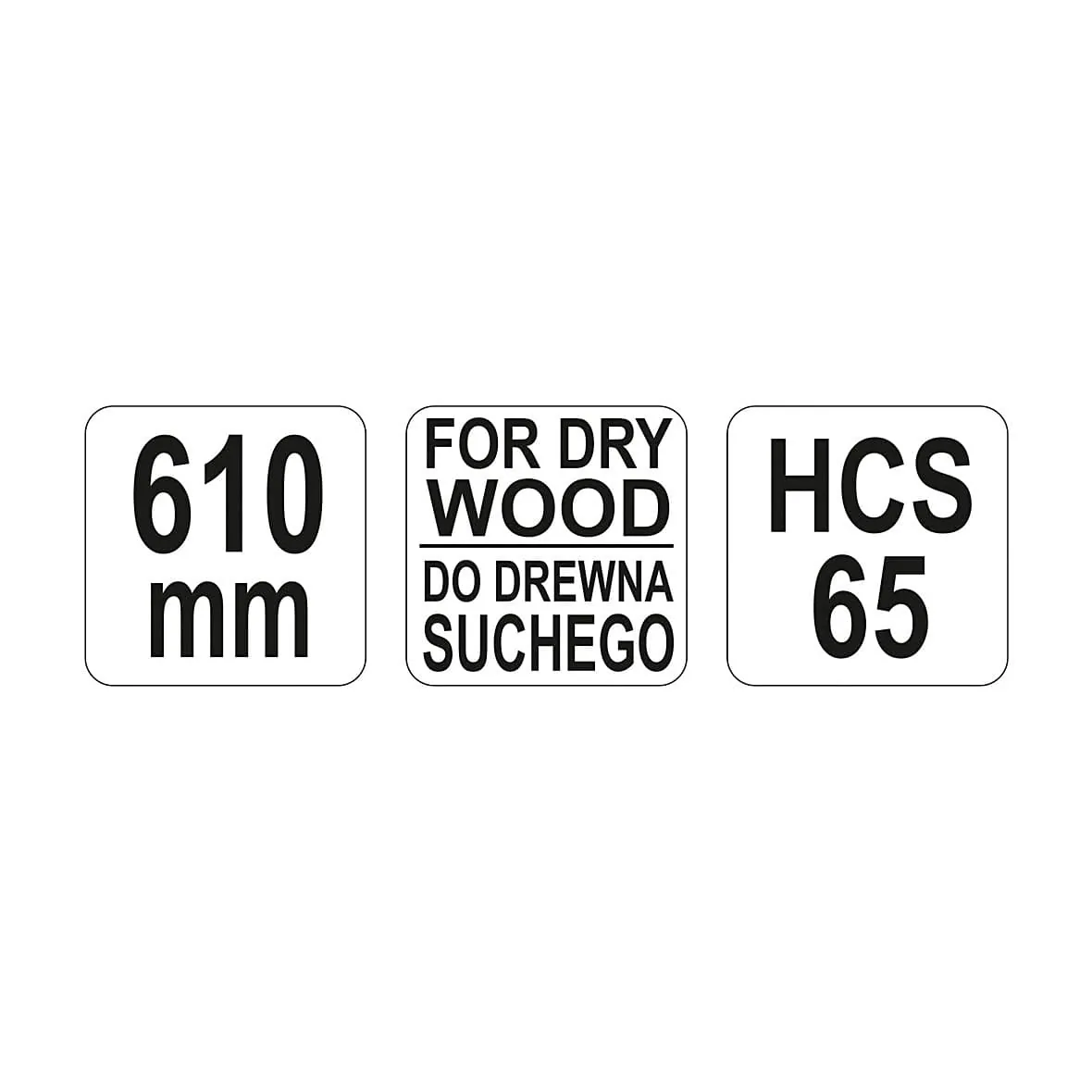 Yato 610 mm / 24 inch Saw Blade For Dry Wood, YT-3223