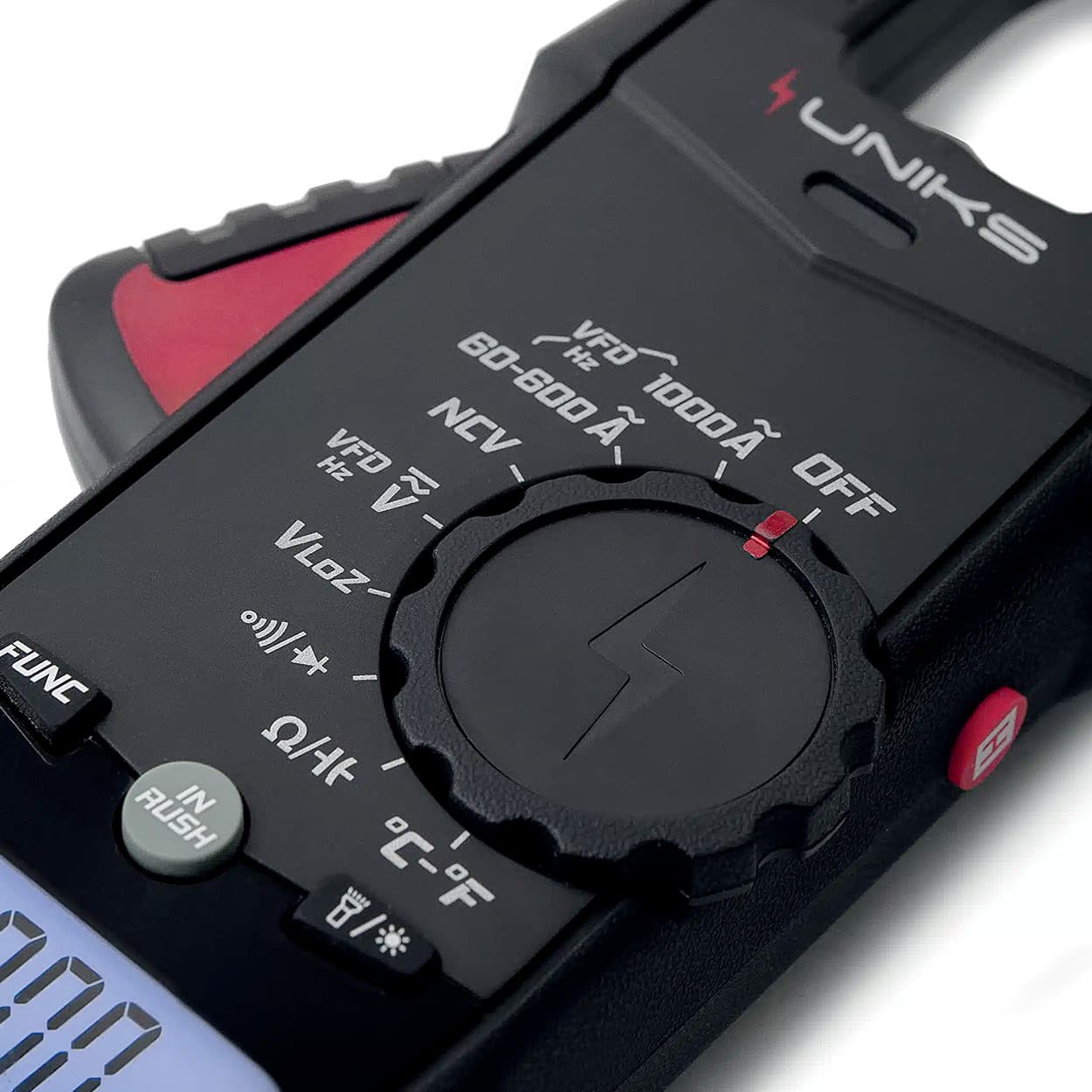 Uniks 6000 Count / 1000A Digital TRMS AC Clamp Meter, C-126