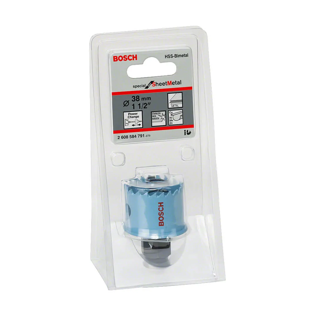 Bosch 38 mm Sheet Metal Power Change Adapter, 2 608 584 791